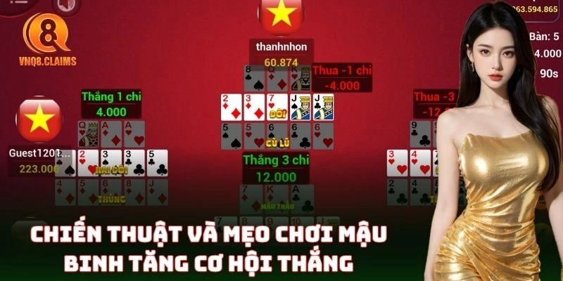 Kinh nghiệm vào tiền khi chơi Mậu Binh online